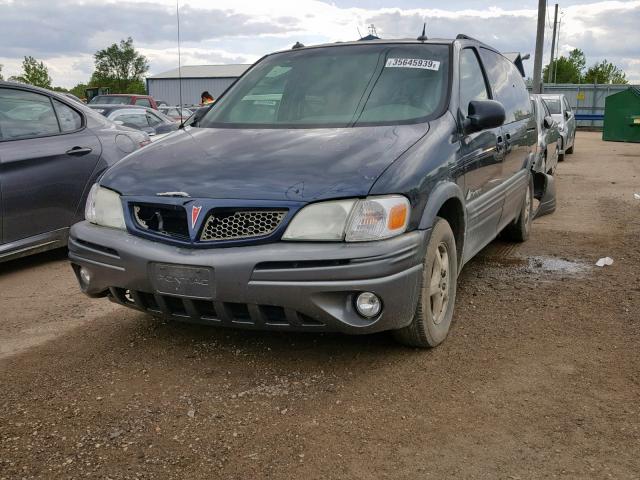 1GMDX03E84D235051 - 2004 PONTIAC MONTANA BLUE photo 2