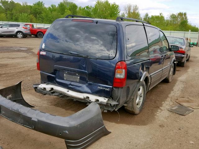 1GMDX03E84D235051 - 2004 PONTIAC MONTANA BLUE photo 4