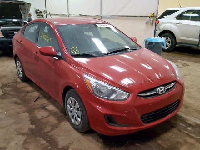 KMHCT4AE1HU286933 - 2017 HYUNDAI ACCENT SE BURGUNDY photo 1