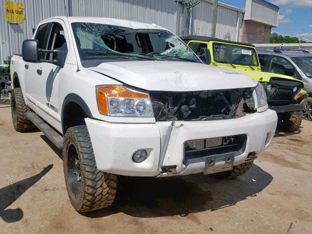 1N6BA0EC3EN509323 - 2014 NISSAN TITAN S WHITE photo 1