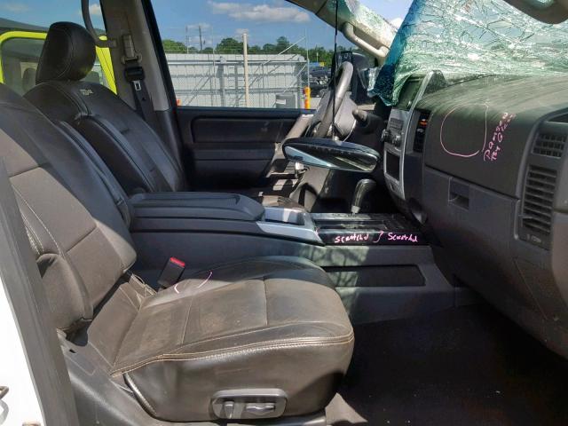 1N6BA0EC3EN509323 - 2014 NISSAN TITAN S WHITE photo 5