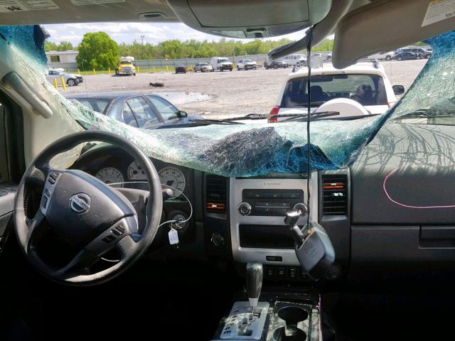 1N6BA0EC3EN509323 - 2014 NISSAN TITAN S WHITE photo 9