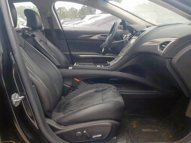 3LN6L2LU5ER804373 - 2014 LINCOLN MKZ HYBRID BLACK photo 5