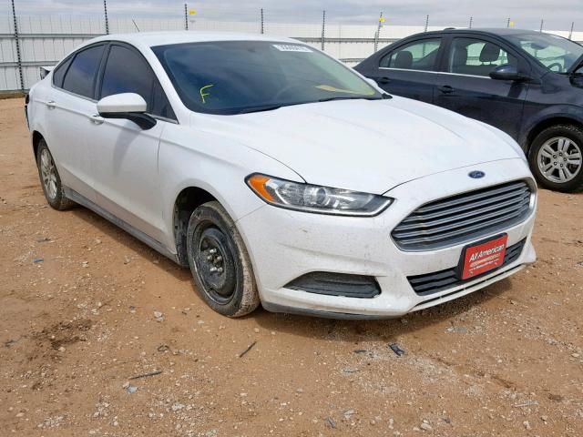 3FA6P0G74FR252860 - 2015 FORD FUSION S WHITE photo 1