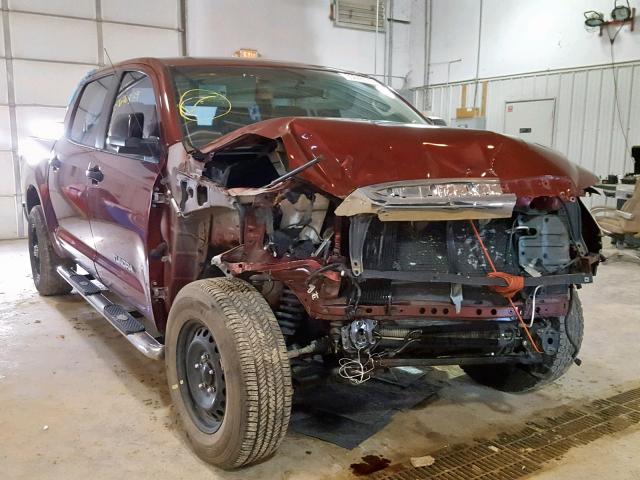 5TFDV54188X042762 - 2008 TOYOTA TUNDRA CRE RED photo 1