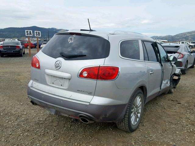 5GAKVCED4CJ218675 - 2012 BUICK ENCLAVE SILVER photo 4