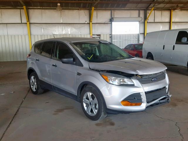 1FMCU0F70EUE53617 - 2014 FORD ESCAPE S SILVER photo 1