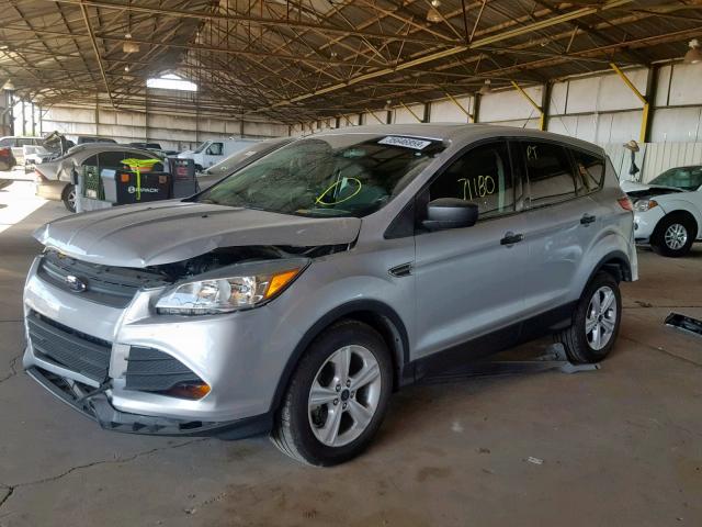 1FMCU0F70EUE53617 - 2014 FORD ESCAPE S SILVER photo 2