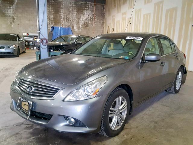 JN1DV6AR6CM860021 - 2012 INFINITI G25 GRAY photo 2