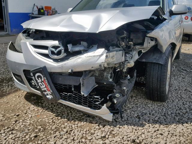 JM1BK324171675106 - 2007 MAZDA 3 S SILVER photo 9