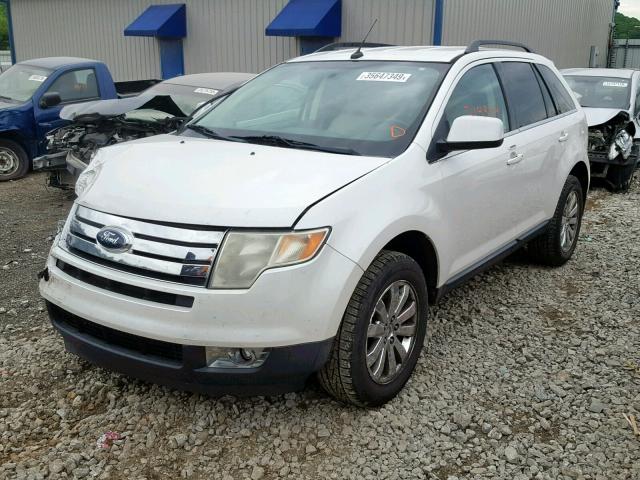 2FMDK4KC3ABA44452 - 2010 FORD EDGE LIMIT WHITE photo 2