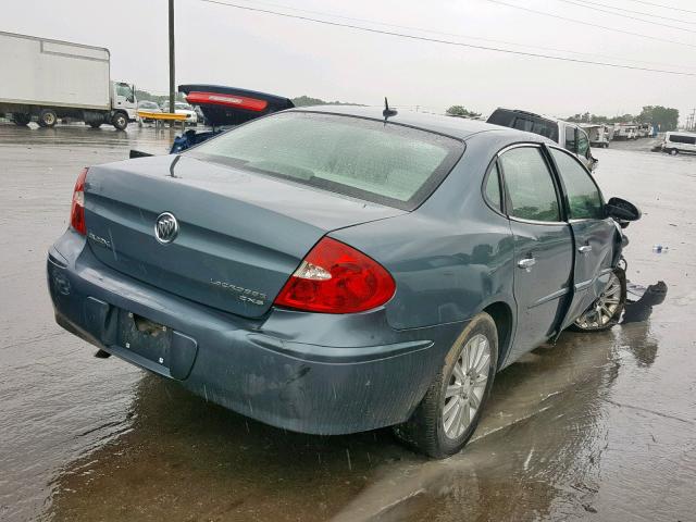 2G4WE587371226148 - 2007 BUICK LACROSSE C BLUE photo 4