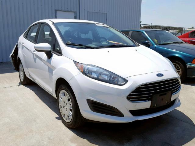 3FADP4AJ8JM117440 - 2018 FORD FIESTA S WHITE photo 1