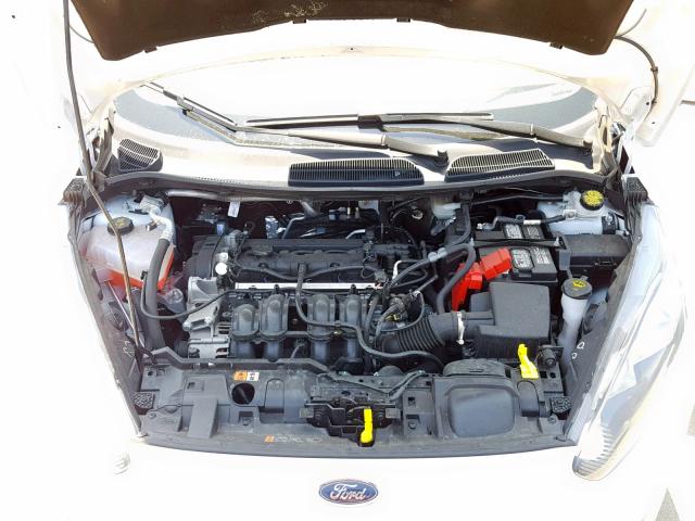 3FADP4AJ8JM117440 - 2018 FORD FIESTA S WHITE photo 7