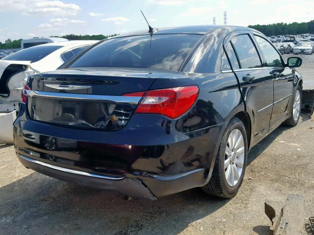 1C3CCBBB6DN732712 - 2013 CHRYSLER 200 TOURIN BLACK photo 4