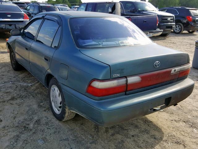 2T1BB02E0TC141348 - 1996 TOYOTA COROLLA DX GREEN photo 3