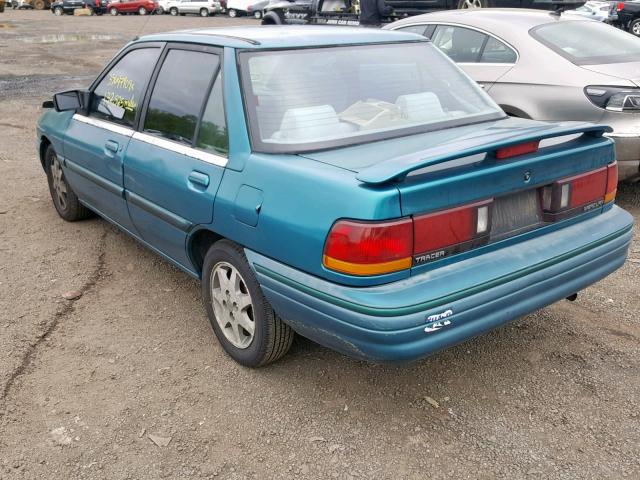 3FASP13J8SR207291 - 1995 FORD ESCORT LX GREEN photo 3