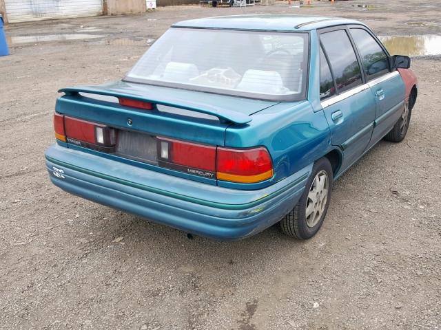 3FASP13J8SR207291 - 1995 FORD ESCORT LX GREEN photo 4