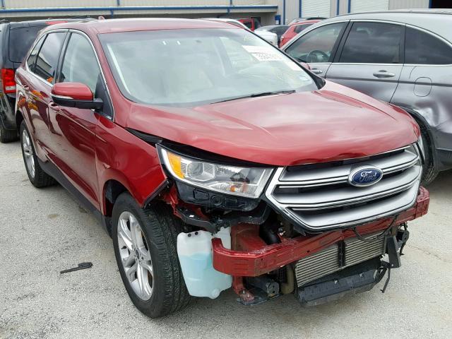 2FMPK3K93JBB75084 - 2018 FORD EDGE TITAN RED photo 1