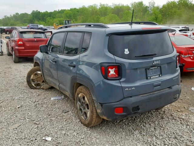 ZACCJBABXJPH77755 - 2018 JEEP RENEGADE S 蓝色 照片 3
