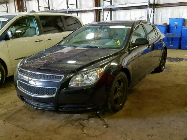 1G1ZB5E12BF152869 - 2011 CHEVROLET MALIBU LS BLACK photo 2