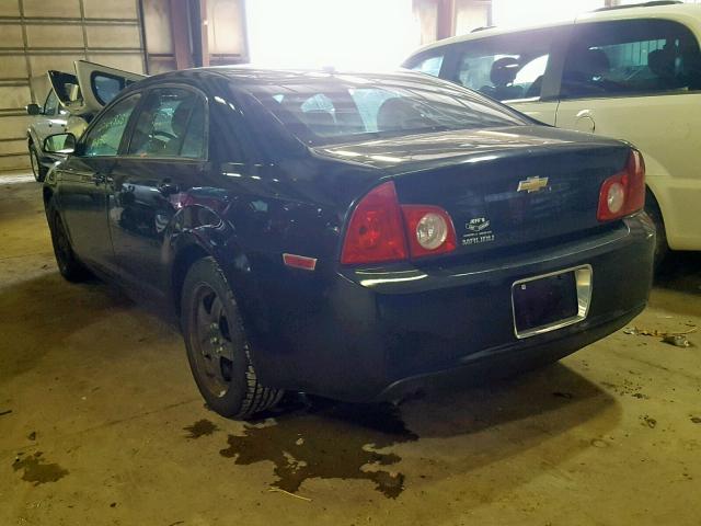 1G1ZB5E12BF152869 - 2011 CHEVROLET MALIBU LS BLACK photo 3