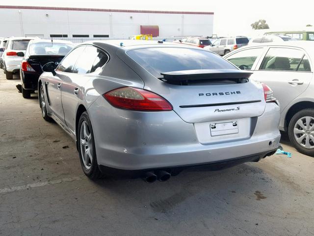 WP0AB2A79AL060199 - 2010 PORSCHE PANAMERA S SILVER photo 3