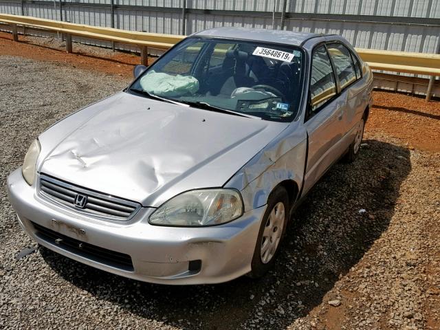 2HGEJ6611YH590823 - 2000 HONDA CIVIC BASE 银色 照片 2
