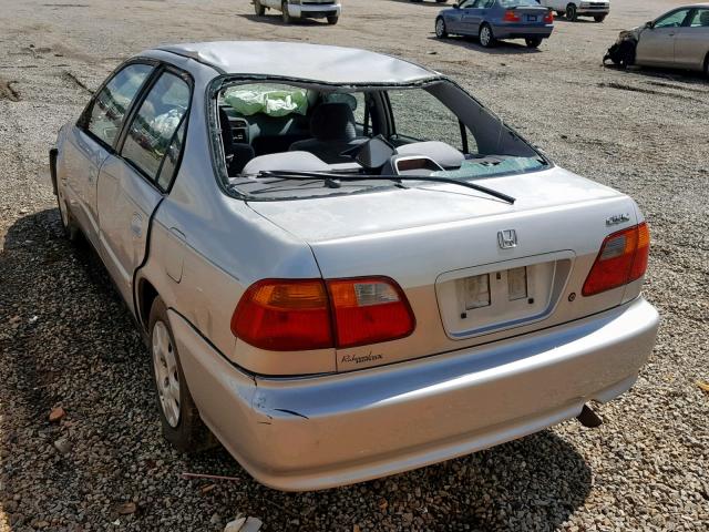 2HGEJ6611YH590823 - 2000 HONDA CIVIC BASE 银色 照片 3