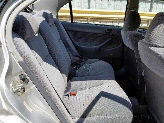 2HGEJ6611YH590823 - 2000 HONDA CIVIC BASE 银色 照片 6