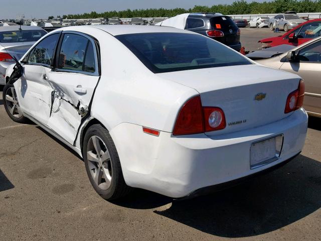1G1ZC5E11BF368242 - 2011 CHEVROLET MALIBU 1LT WHITE photo 3