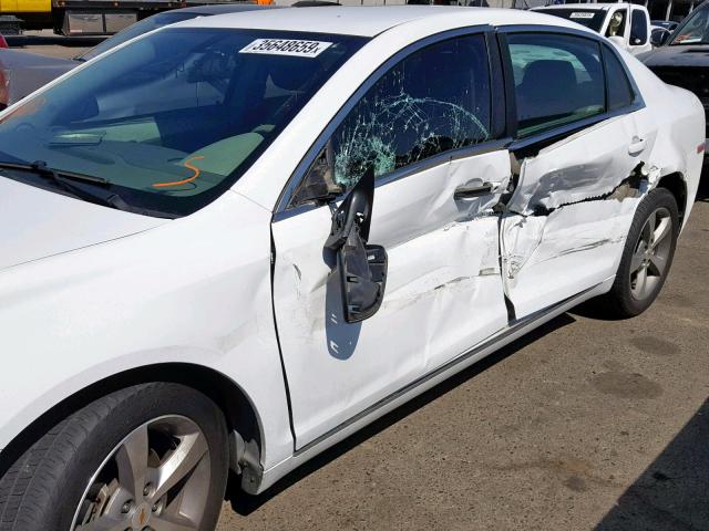 1G1ZC5E11BF368242 - 2011 CHEVROLET MALIBU 1LT WHITE photo 9