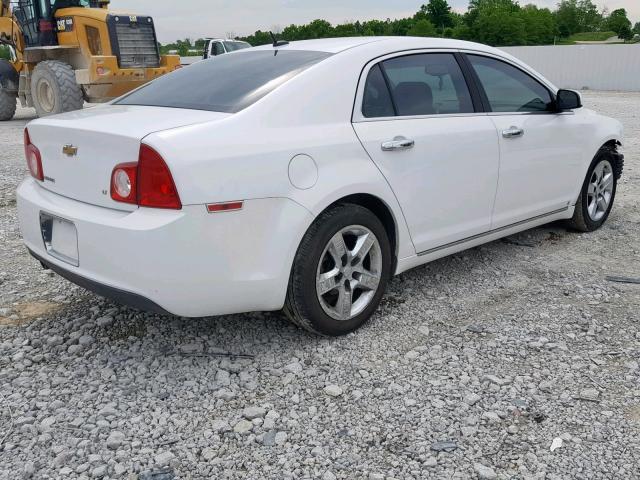 1G1ZH57B39F119913 - 2009 CHEVROLET MALIBU 1LT WHITE photo 4