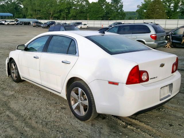 1G1ZC5E02CF150657 - 2012 CHEVROLET MALIBU 1LT WHITE photo 3