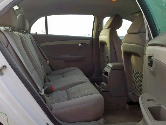 1G1ZC5E02CF150657 - 2012 CHEVROLET MALIBU 1LT WHITE photo 6