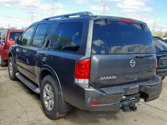 5N1AA0NC0CN616174 - 2012 NISSAN ARMADA SV GRAY photo 3