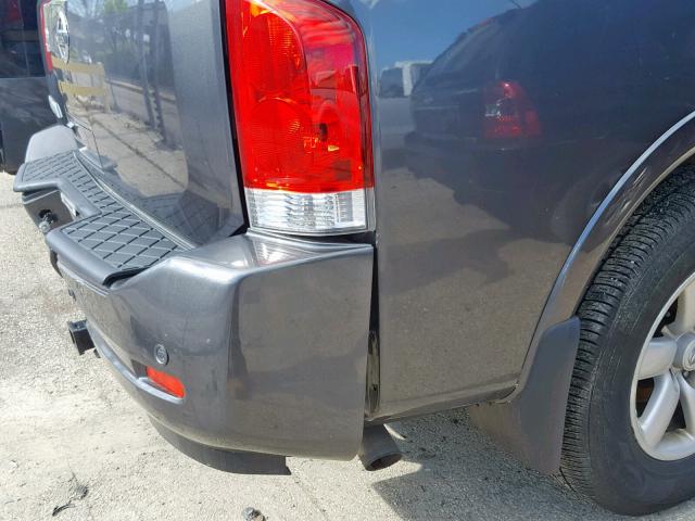 5N1AA0NC0CN616174 - 2012 NISSAN ARMADA SV GRAY photo 9