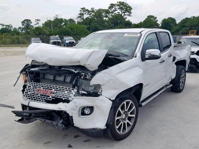 1GTP6EE11H1243656 - 2017 GMC CANYON DEN WHITE photo 2