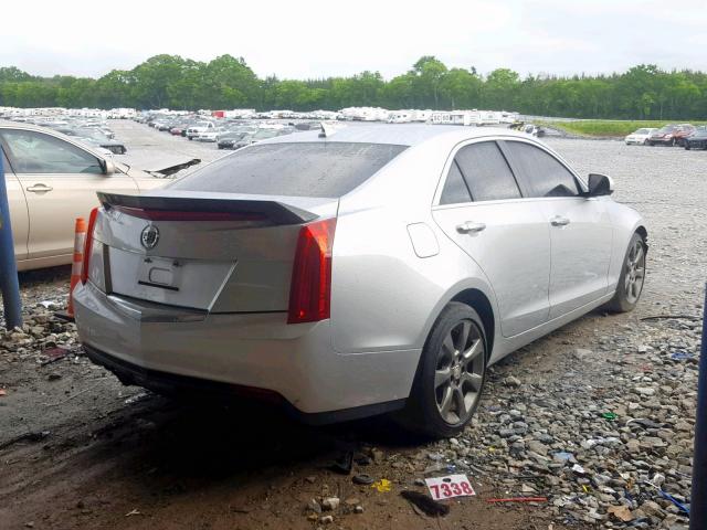 1G6AG5RX4E0170286 - 2014 CADILLAC ATS SILVER photo 4