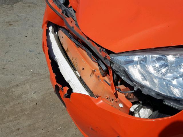 JTDKDTB3XC1031356 - 2012 TOYOTA PRIUS C ORANGE photo 9