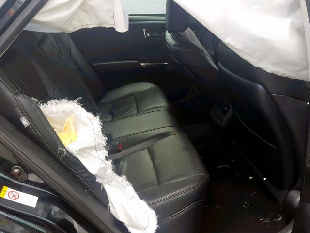 4T1BK1EB4JU284595 - 2018 TOYOTA AVALON XLE BLACK photo 6