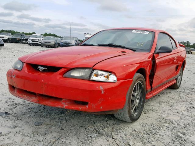 1FALP42TXRF105460 - 1994 FORD MUSTANG GT RED photo 2