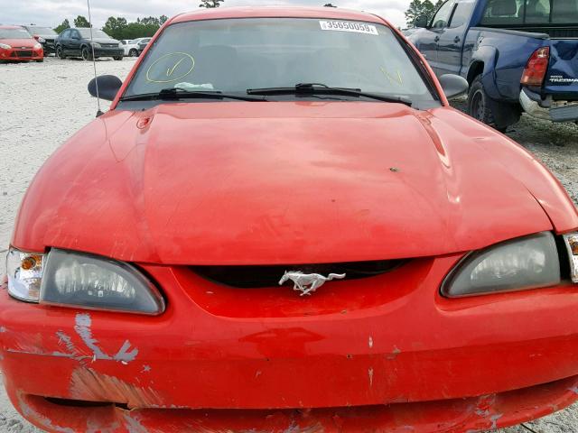 1FALP42TXRF105460 - 1994 FORD MUSTANG GT RED photo 7