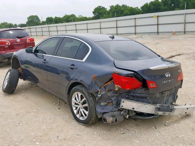 JNKCV61F79M050953 - 2009 INFINITI G37 GRAY photo 3