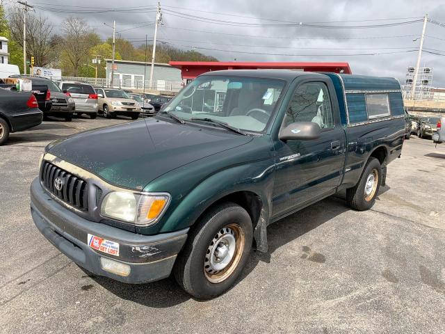 5TENL42N82Z069664 - 2002 TOYOTA TACOMA GREEN photo 2