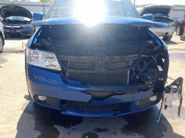 3D4PH9FVXAT255311 - 2010 DODGE JOURNEY R/ BLUE photo 9