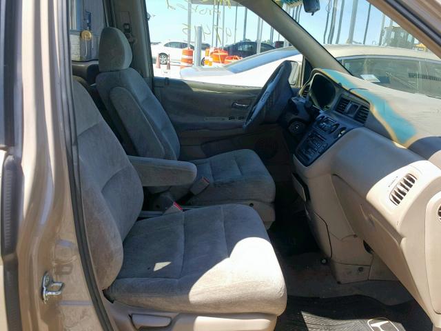 2HKRL18641H552988 - 2001 HONDA ODYSSEY EX TAN photo 5