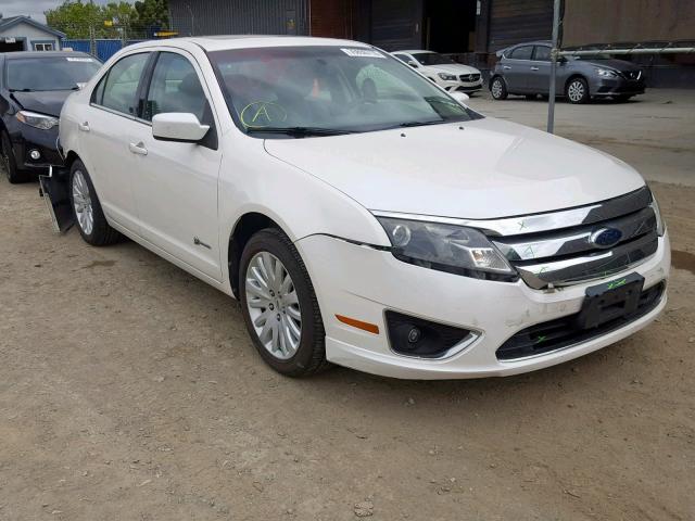 3FADP0L33AR185932 - 2010 FORD FUSION HYB WHITE photo 1