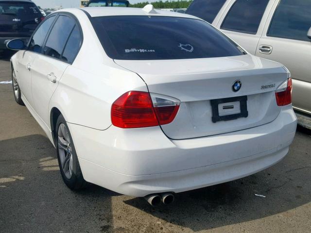 WBAVC575X8NK77469 - 2008 BMW 328 I SULE WHITE photo 3