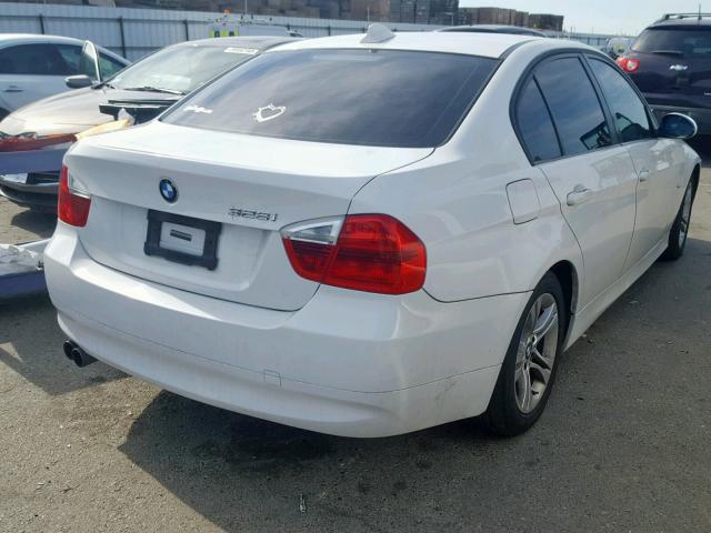 WBAVC575X8NK77469 - 2008 BMW 328 I SULE WHITE photo 4